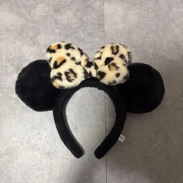 디즈니 머리띠 레오파드 무늬