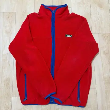 L.L.Bean 남성용 플리스 자켓 레드