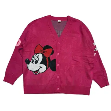 새상품급 Disney 미니 마우스 가디건 M 핑크