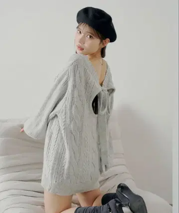 Chico 버클 오픈 케이블 루즈 원피스