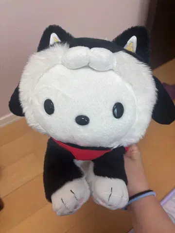 산리오 시바견 x 포차코 복슬복슬 봉제 인형