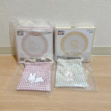 [ 4세트 ] 브루나 애니멀 타이토 복권 C상 플레이트 F상 복조리