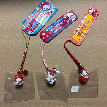 헬로키티 지역별 덮밥 끈 장식 3종