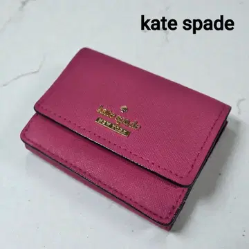 새상품급 케이트 스페이드 미니 지갑 3단 폴더형 컴팩트 지갑