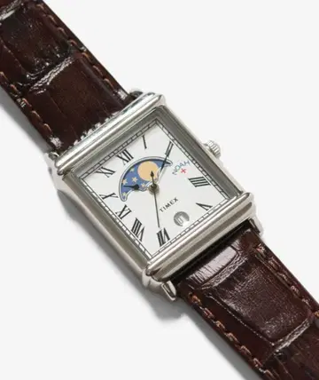 TIMEX Noah 문페이즈 스테인리스 실버