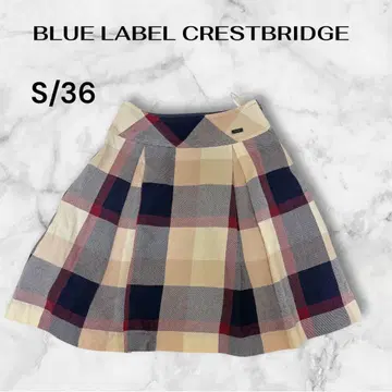 [새상품] BLUE LABEL CRESTBRIDGE 체크 스커트 36