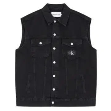 S 사이즈 캘빈클라인 오버 사이즈 데님 자켓 데님 자켓