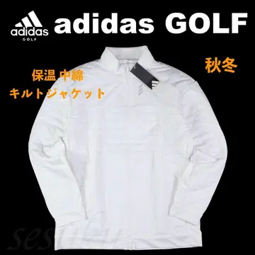 [M] 가을/겨울 아디다스 골프 코드카오스 보온 충전솜 퀼트 자켓 화이트