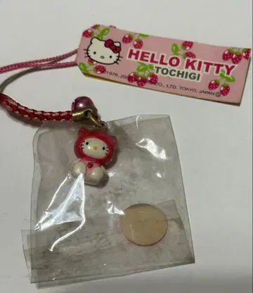 헬로키티 고토치키티 도치기 한정판 딸기 스트랩