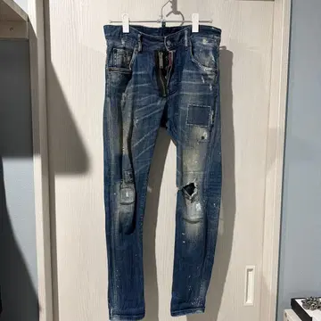 DSQUARED2 스케이터 스키니 데님 44