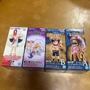 월드 컬렉션 원피스 피규어 세트 우타 에이스 로저 니카