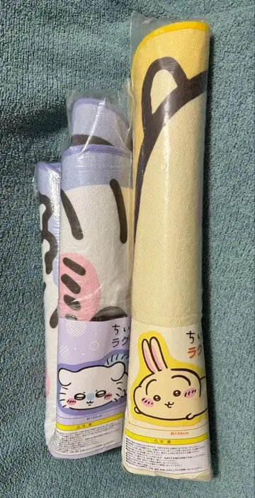 모몽가 토끼 세트 러그 매트 치이카와 (먼작귀)