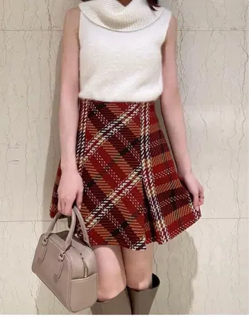 SNIDEL 로빙 미니 스커트