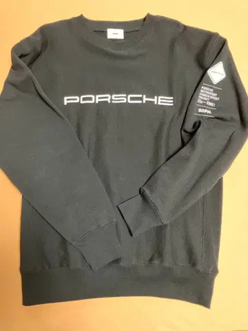 SOPH x Porsche 맨투맨 블랙 L 사이즈