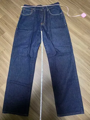 에비수 일본풍 패턴 청바지