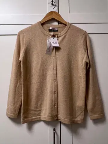 새상품 Josephin 100% 퓨어 캐시미어 가디건 베이지 M 사이즈