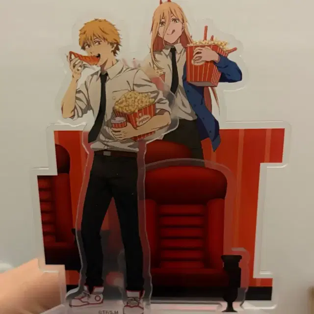 체인소맨 덴지 파워 영화 전시회 아크릴 스탠드