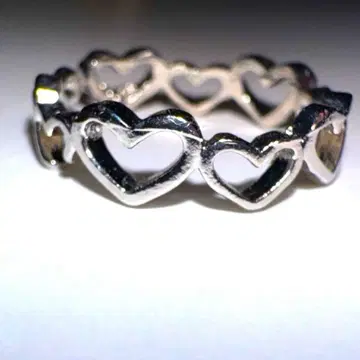 반지 하트 실버 반지 여성용