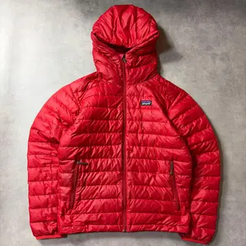 00s 파타고니아 다운 스웨터 후디 레드