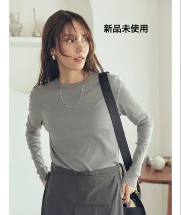 미사용 새상품 미라 오웬 골지 크루넥 풀오버