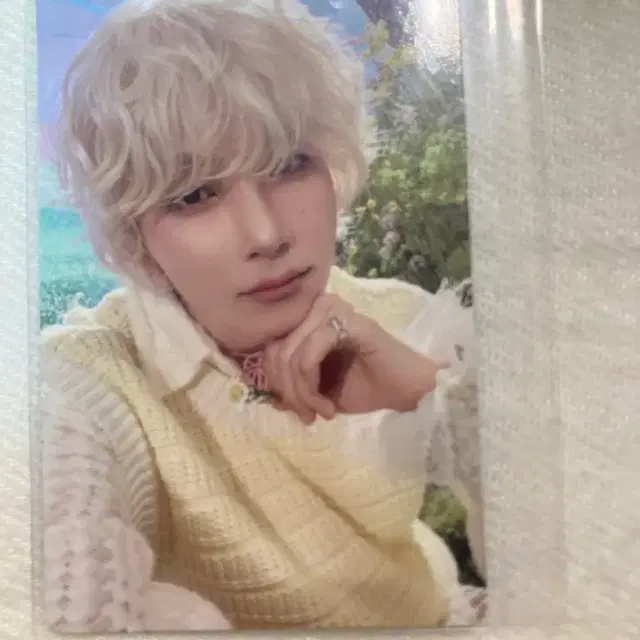 세븐틴 윤정한 금발 디스맨 포카 특전 판매해요