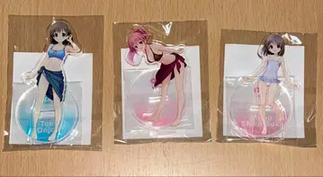 사키-Saki- 온라인 복권 B상 아크릴 스탠드 3종 세트