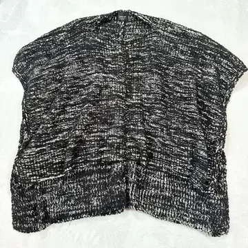 ZARA KNIT 판초 루즈핏 빅 사이즈 성숙 캐주얼 블랙 M