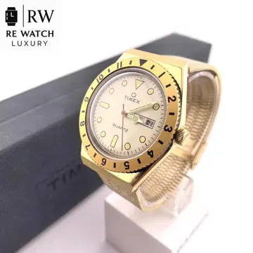7-4726 TIMEX TW2V18700 골드 쿼츠 손목시계
