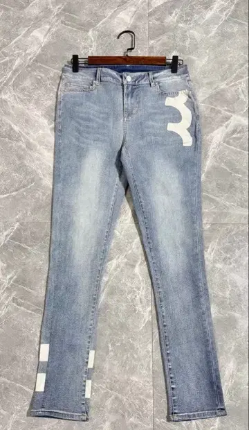 MUTA 라이트 블루 스키니 청바지