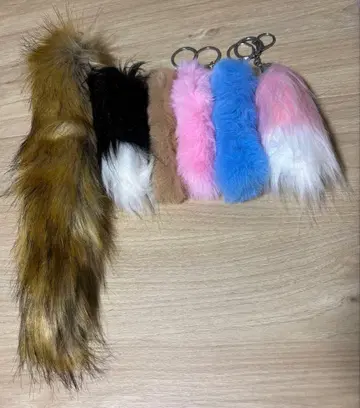 퍼 키링 6개 세트