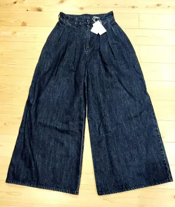 새상품 hwyl 휴이 와이드 데님 팬츠 S