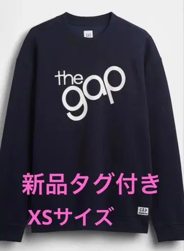GAP 네이비 맨투맨 XS 사이즈 정가 6,990엔