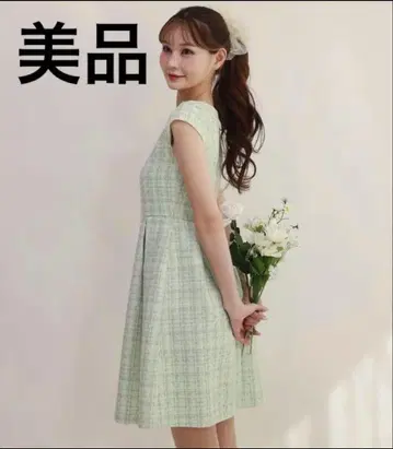 새상품급 마리미 Marry me 트위드 원피스