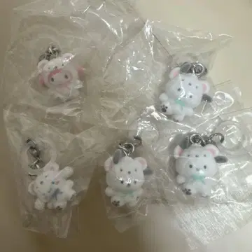 산리오 포근포근 스노우 메지루시 액세서리