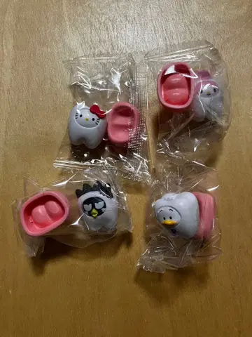 산리오 캐릭터즈 모두 함께 되자! 치아 4세트