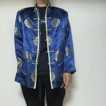 레이온 100 차이나 자켓 당장 S 드래곤 용