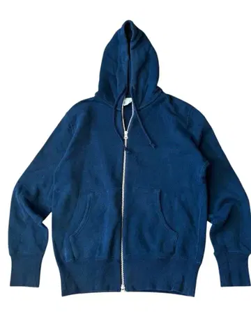 [ 일본제 ] 루프 휠러 후드티 M 네이비 더블 지퍼 맨투맨