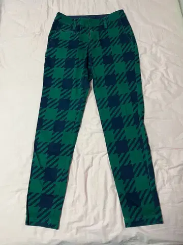 Jack Bunny!! 체크 무늬 팬츠 그린/네이비