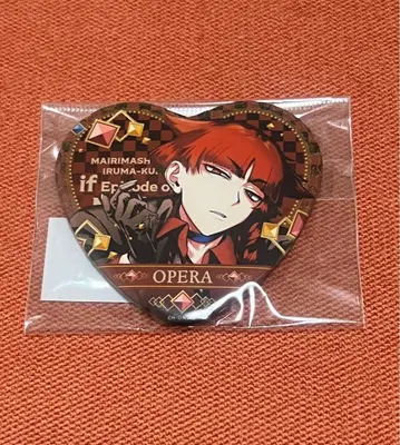 마계의 살인마! 이루마군 마피아 아키타 서점 스토어 하트 캔뱃지 오페라