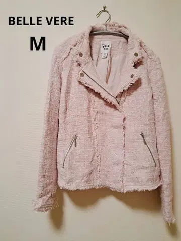 BELLE VERE 핑크 트위드 자켓 M