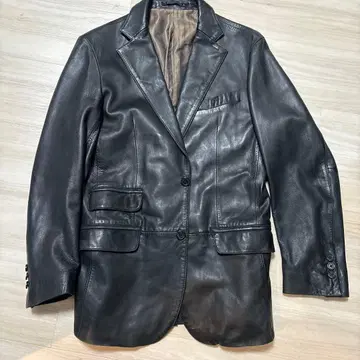 리코리스 램 가죽 테일러드 자켓 블랙 M