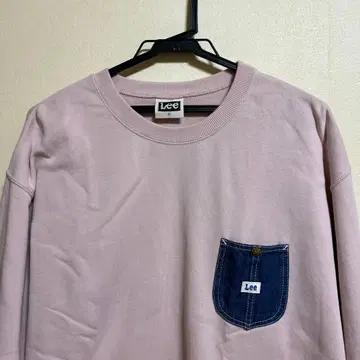 Lee 핑크 크루넥 트레이닝복