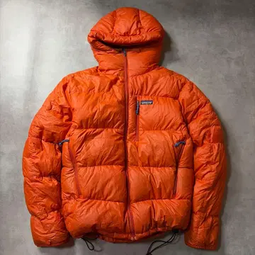 00s Patagonia FITZROY DOWN HOODY orange