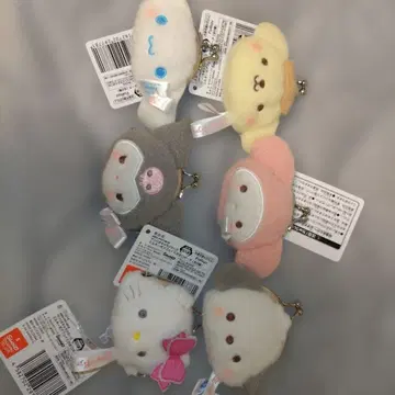 산리오 캐릭터즈 밀키 보아 페이스 가마구치 파우치 컴프