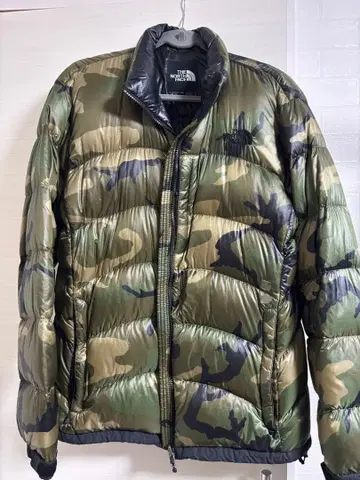 THE NORTH FACE 카모플라쥬 다운 자켓 라이트 다운 XL