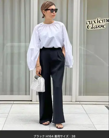 [ 미사용 ] EVERYDAY I LIKE. 이지 와이드 팬츠 38