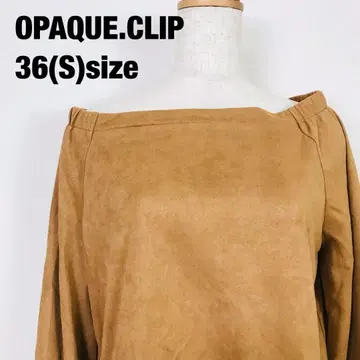 OPAQUE.CLIP 오페이크 클립 스웨이드 블라우스 C1