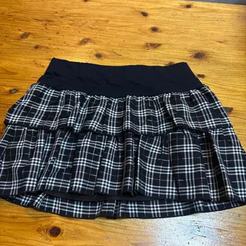 새상품급 리즈리사 체크 스커트
