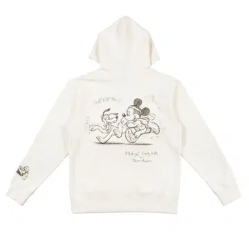 디즈니 후드티 미키 플루토 L 사이즈