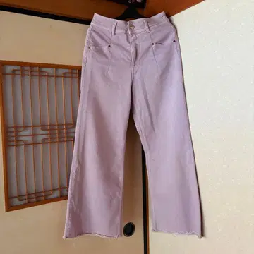 ZARA 데님 퍼플 EU38